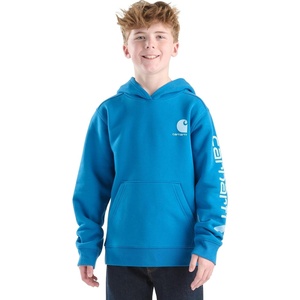 image:imageCarhartt Boys Long Sleeve Hooded SweatshirtDeep Water