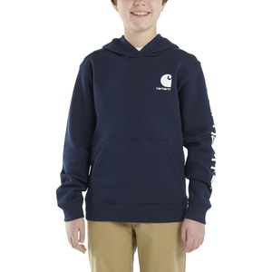 image:imageCarhartt Boys Long Sleeve Hooded SweatshirtNavy Blazer