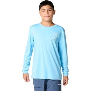image:imageCarhartt Boys LongSleeve Force Sun Defender TShirt  BoysBaltic Sea