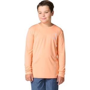 image:imageCarhartt Boys LongSleeve Force Sun Defender TShirt  BoysPeach Pink