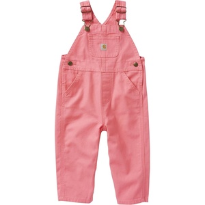 image:imageCarhartt Boys Loose Fit Canvas Bib OverallsPink Lemonade