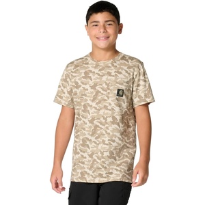 image:imageCarhartt Boys Short Sleeve Camo Print TShirtBrown Camo