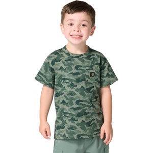 image:imageCarhartt Boys Short Sleeve Camo Print TShirtGreen Camo