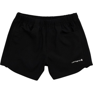 image:imageCarhartt Girls Denim Short  Soft Cotton  Heavyweight 105Ounce Denim Blend  Durable  Everyday WearBlack