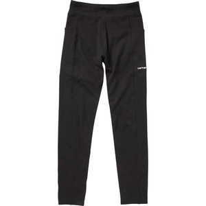 image:imageCarhartt Girls Fitted Utility Legging  Soft Cotton  Utility Legging With Side Piecings And Back Yoke  Everyday WearDark Caviar Black