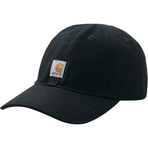 image:imageCarhartt Infant Signature Canvas Baseball Hat  Canvas  PreCurved Visor  Everyday WearCaviar Black
