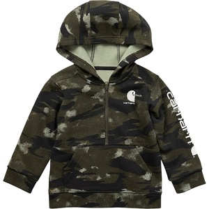 image:imageCarhartt Kids CA6273 LongSleeve HalfZip Sweatshirt  BoysBlind Fatigue Camo