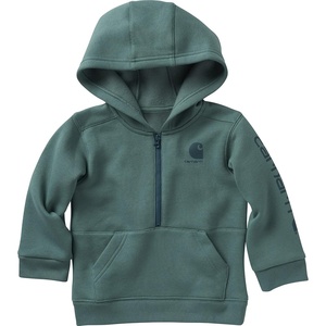 image:imageCarhartt Kids CA6273 LongSleeve HalfZip Sweatshirt  BoysBlue Spruce