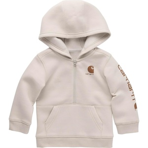 image:imageCarhartt Kids CA6273 LongSleeve HalfZip Sweatshirt  BoysMalt Beige