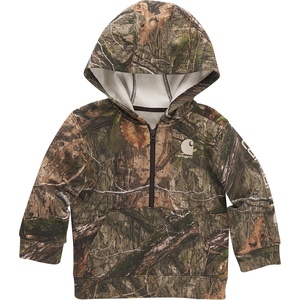 image:imageCarhartt Kids CA6273 LongSleeve HalfZip Sweatshirt  BoysMossy Oak Country Dna