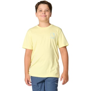 image:imageCarhartt Kids CA6696 ShortSleeve Force Sun Defender TShirt  BoysWax Yellow Heather