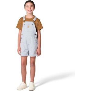 image:imageCarhartt Kids CM9768 Twill Stripe Shortall  GirlsBlue Horizon