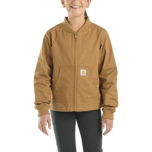 image:imageCarhartt Kids CP9579 Rugged Flex Canvas Jacket  GirlsCarhartt Brown