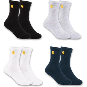 image:imageCarhartt Kids SC2254T Toddler Midweight Embroidered Crew Sock 4Pack  UnisexAssorted 02