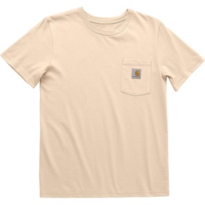 image:imageCarhartt Kids Short Sleeve Pocket TShirt Tee Shirt  100 Cotton  A Classic Pocket Tee Built Tough For Kids  Everyday WearTropical Peach