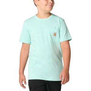 image:imageCarhartt Kids Short Sleeve Pocket TShirt Tee Shirt  100 Cotton  A Classic Pocket Tee Built Tough For Kids  Everyday WearYucca