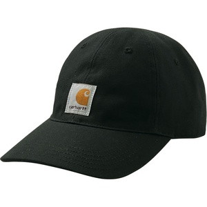 image:imageCarhartt Little Kid Signature Canvas Baseball Hat  Cotton Canvas  PreCurved Visor  Daily WearCaviar Black