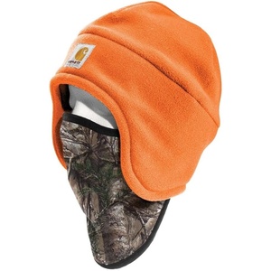 image:imageCarhartt Mens A202 Fleece 2in1 HeadwearBrite Orange