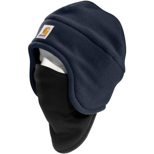 image:imageCarhartt Mens A202 Fleece 2in1 HeadwearNavy