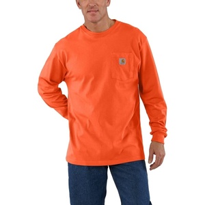 image:imageCarhartt Mens Dearborn Loose LS TShirtBrite Orange