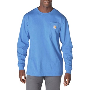 image:imageCarhartt Mens Dearborn Loose LS TShirtDeep Workwear Blue Heather