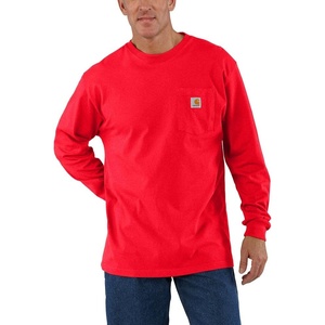 image:imageCarhartt Mens Dearborn Loose LS TShirtFire Red Heather