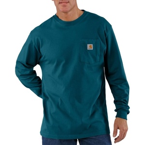 image:imageCarhartt Mens Dearborn Loose LS TShirtStream Blue