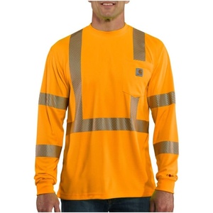 image:imageCarhartt Mens HV Force Relaxed LS Class 3 TShirtBrite Orange