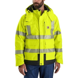 image:imageCarhartt Mens HV Sherwood Class 3 JacketBrite Lime