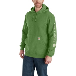 image:imageCarhartt Mens Iconic K288 Logo Sweatshirt CloseoutArborvitae Heather
