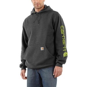 image:imageCarhartt Mens Iconic K288 Logo Sweatshirt CloseoutCarbon Heather
