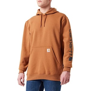 image:imageCarhartt Mens Iconic K288 Logo Sweatshirt CloseoutCarhartt Brown