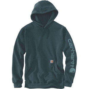 image:imageCarhartt Mens Iconic K288 Logo Sweatshirt CloseoutDark Harbor Teal Heather