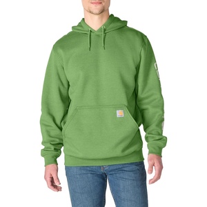image:imageCarhartt Mens Iconic K288 Logo Sweatshirt CloseoutHarvest Sage Heather