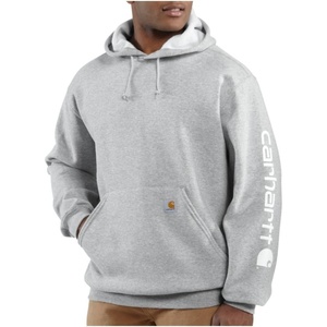 image:imageCarhartt Mens Iconic K288 Logo Sweatshirt CloseoutHeather Gray