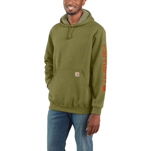 image:imageCarhartt Mens Iconic K288 Logo Sweatshirt CloseoutTrue Olive Green