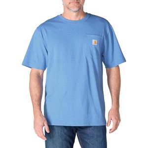 image:imageCarhartt Mens Iconic K87 Pocket TShirtDeep Workwear Blue Heather