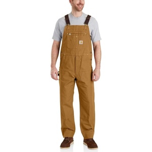 image:imageCarhartt Mens Iconic R01 Duck Bib OverallCarhartt Brown