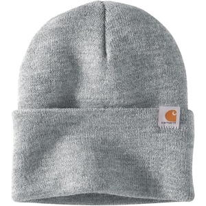 image:imageCarhartt Mens Knit Cuffed Beanie 104597Heather Grey