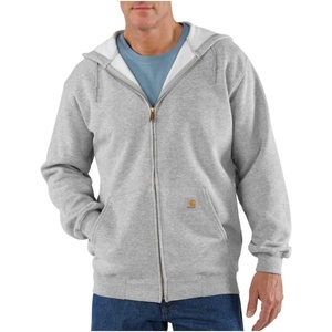 image:imageCarhartt Mens Marquette FullZip SweatshirtHeather Grey