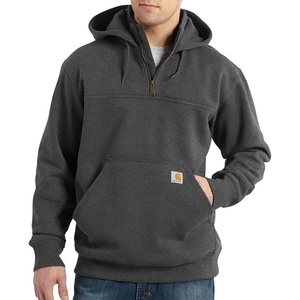 image:imageCarhartt Mens Paxton 14Zip SweatshirtCarbon Heather