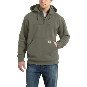 image:imageCarhartt Mens Paxton 14Zip SweatshirtDusty Olive