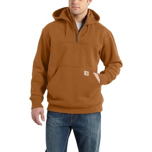 image:imageCarhartt Mens Paxton 14Zip SweatshirtFox Brown