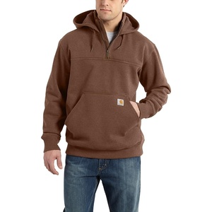 image:imageCarhartt Mens Paxton 14Zip SweatshirtMocha Heather