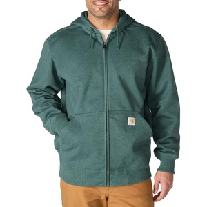 image:imageCarhartt Mens Paxton FullZip SweatshirtDark Harbor Teal Heather