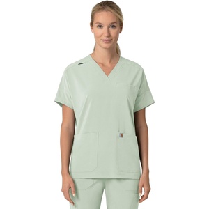 image:imageCarhartt Scrubs C13110 Womens Force CrossFlex Modern Fit Oversized VBig Sky