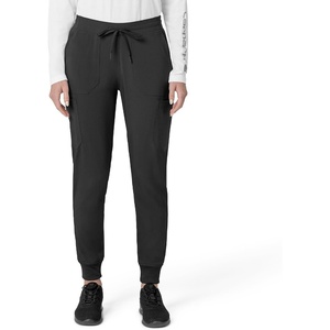 image:imageCarhartt Scrubs for Women Force CrossFlex Cargo Joggers Pants with Drawstring and 8 PocketsBlack