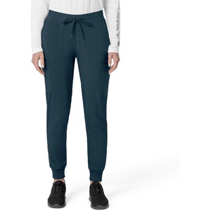 image:imageCarhartt Scrubs for Women Force CrossFlex Cargo Joggers Pants with Drawstring and 8 PocketsNavy