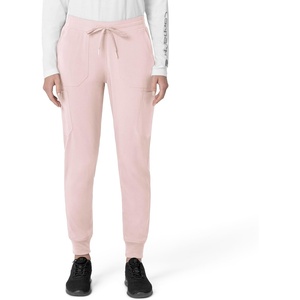 image:imageCarhartt Scrubs for Women Force CrossFlex Cargo Joggers Pants with Drawstring and 8 PocketsSoft Rose
