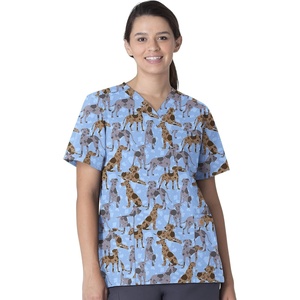 image:imageCarhartt Scrubs for Women Force CrossFlex Panel VNeck Tops with 3 PocketsGreat Gathering